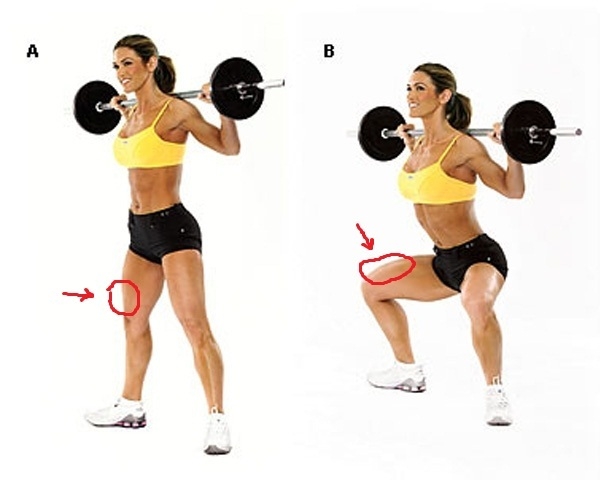 как правильно приседать со штангой