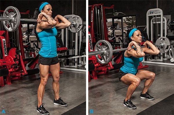 как правильно приседать со штангой